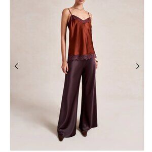 NWOT Colby Pant Satin Chocolate Size Medium